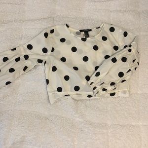 Polka Dot Tie Top